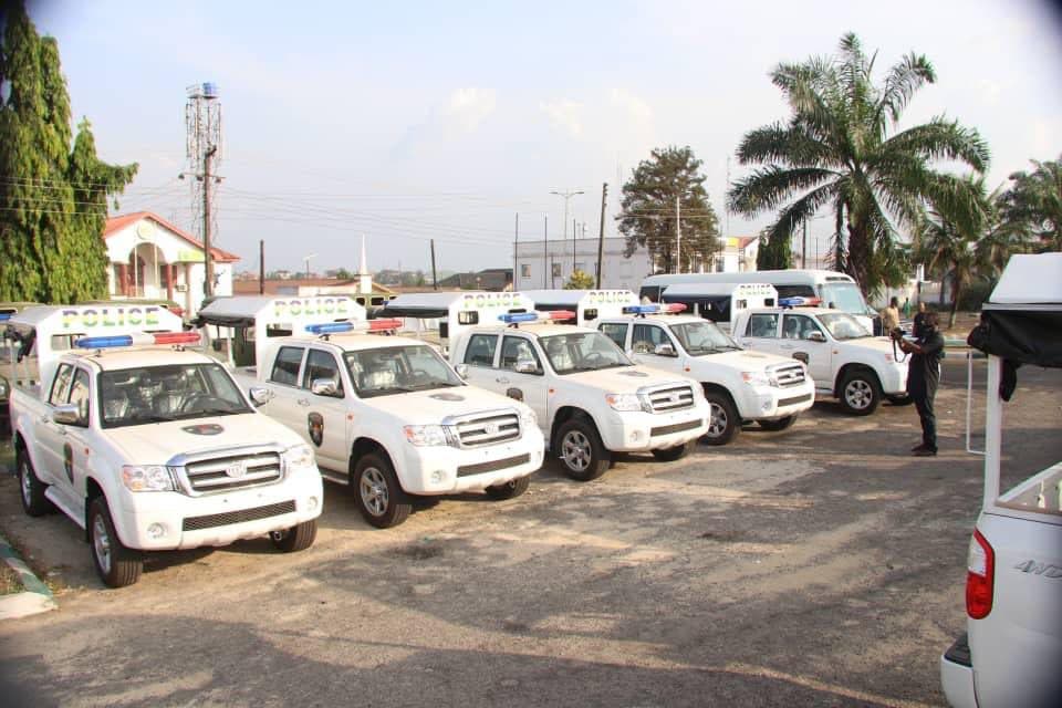 Security vehicles of Abia State Government