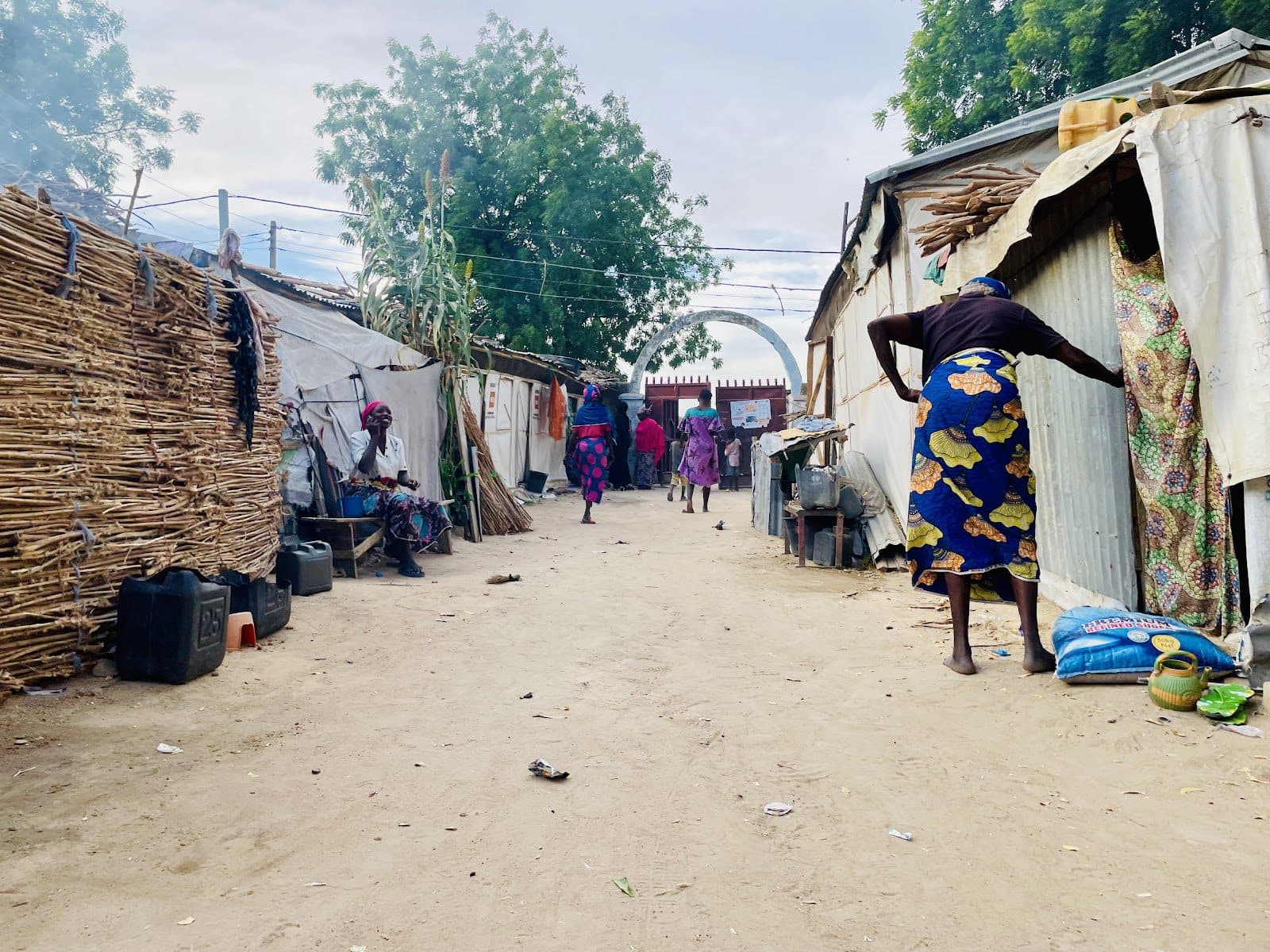 The entrance into the EYN IDP Camp in Maiduguri. Photo: Usman Abba Zanna/HumAngle