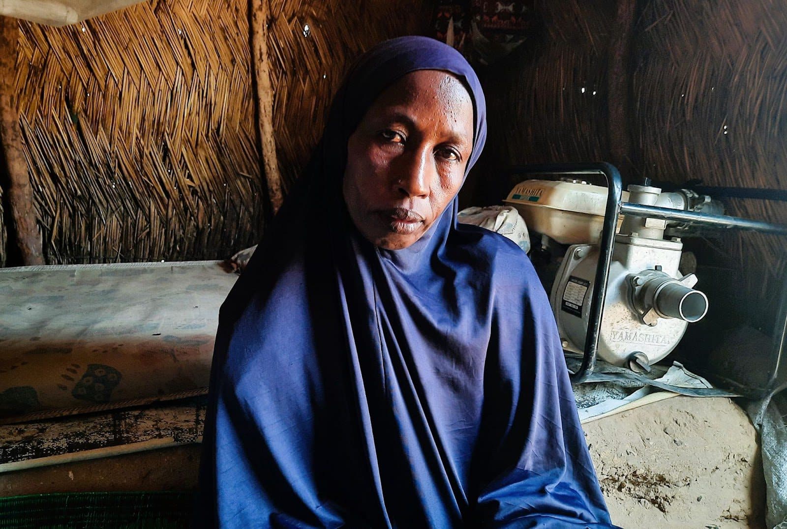 Yagana Kassim, one of 48 women abducted by Boko Haram in Borno on Wednesday, Aug. 23, 2023. Photo: ‘Kunle Adebajo/HumAngle.