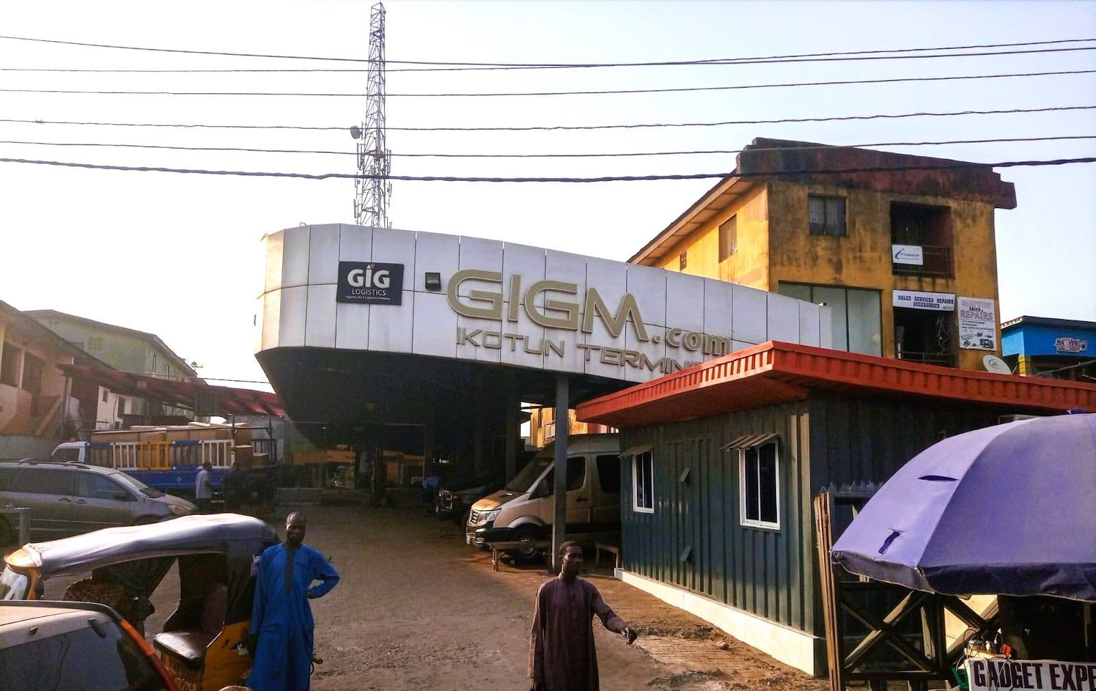 God Is Good Motors (GIGM) Terminal, a popular bus station for inter-state travel in Lagos, Nigeria. Photo credit: Rolake Ogunfeitimi/HumAngle
