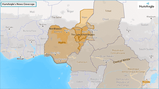 Map highlighting HumAngle