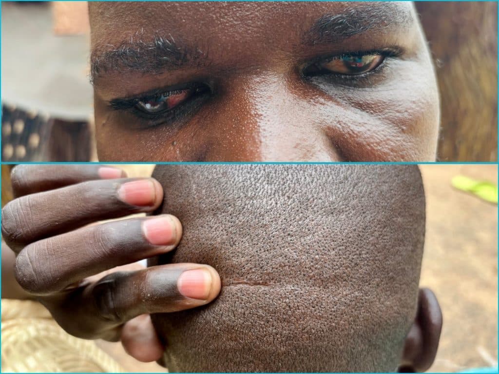 Close-up of a person
