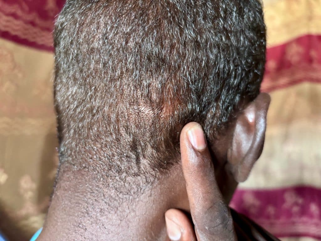 Close-up of a person